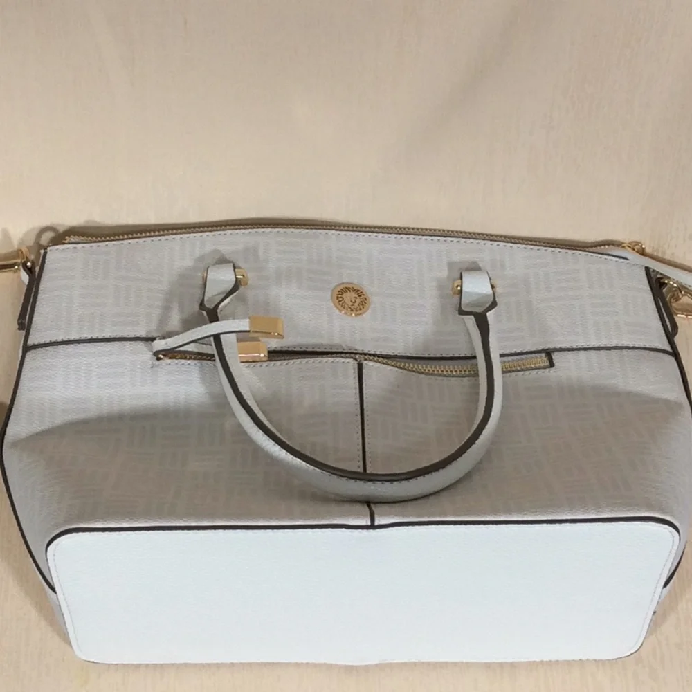 Anne Klein Dome Satchel Handbag Crossbody Purse